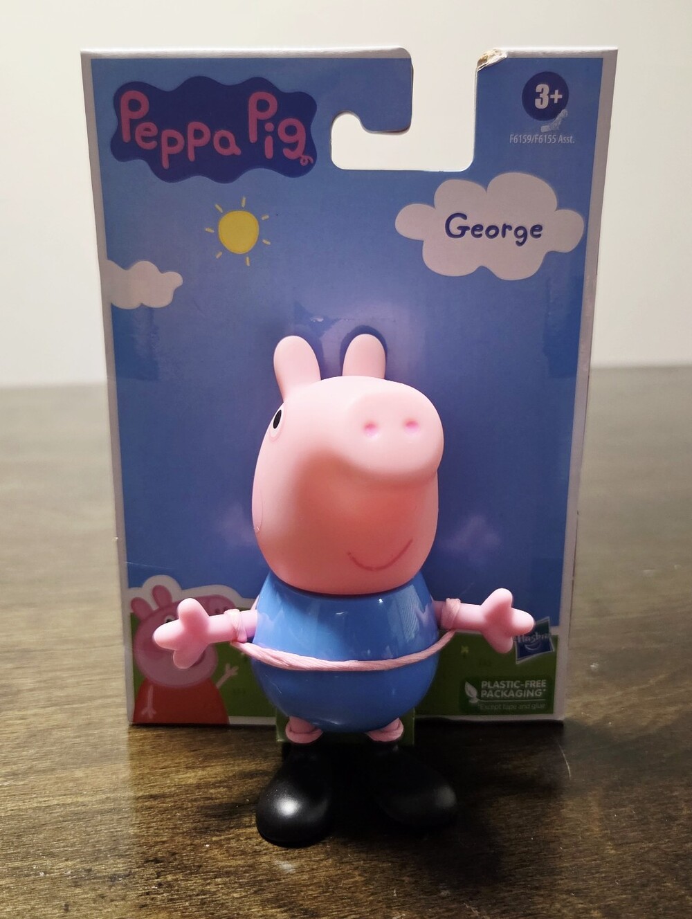 Hasbro Peppa Pig George Pig 3" Figure New with Original Packaging